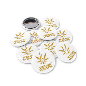 Relo's Gold Logo Round Pins, Creative Accessories for Musicians, Gifts for Music Lovers, Band Merchandise, Concert Decor