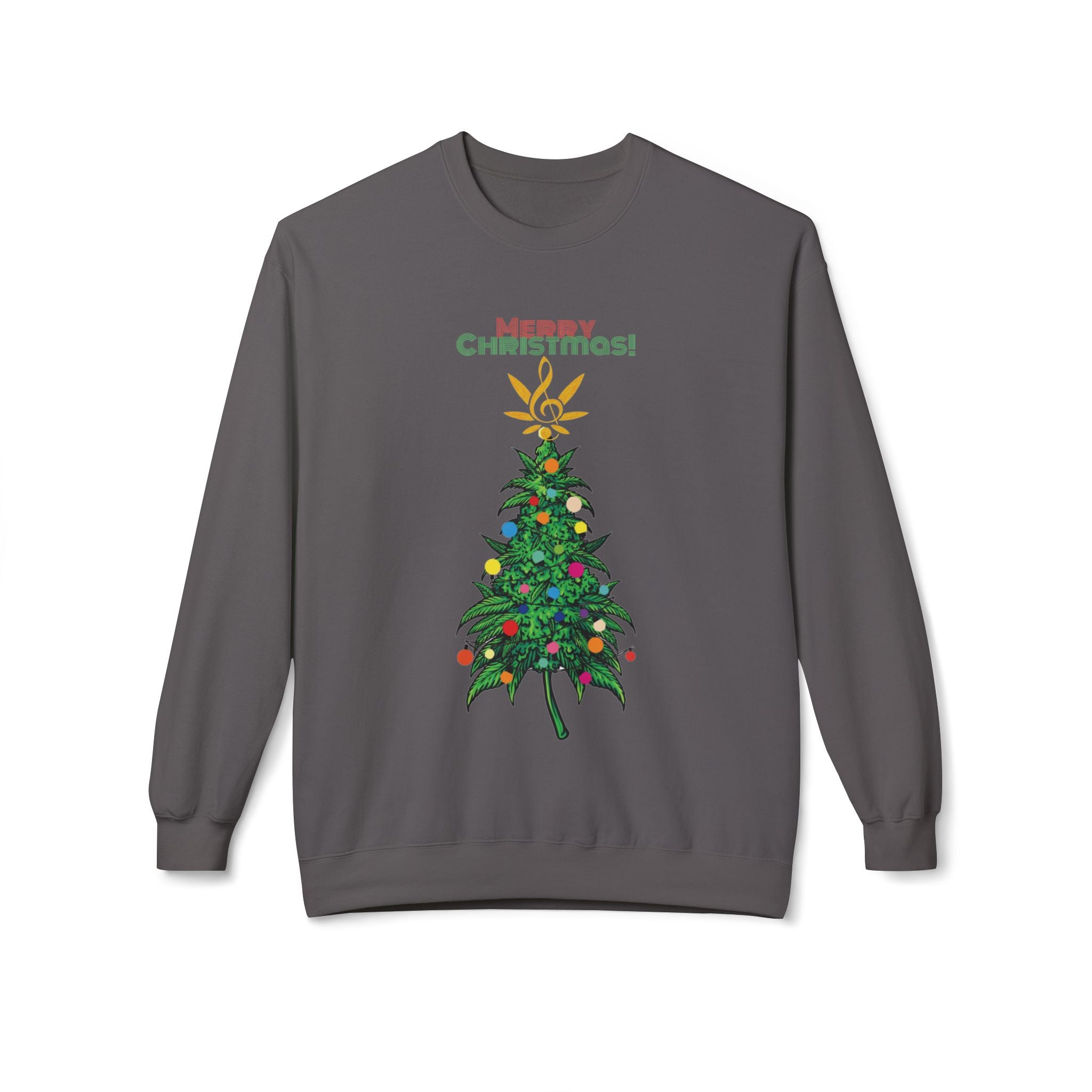 Relo's Wraps Christmas - Unisex Midweight Softstyle Fleece Crewneck Sweatshirt