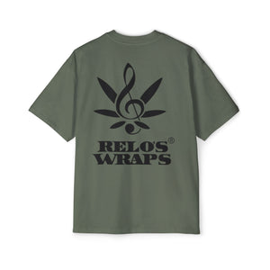Men's Heavy Oversized Tee featuring Relo's Wraps Design, Relaxed Fit Casual Wear, Graphic Tee for Music Lovers, Summer Fashion, Gift [...]