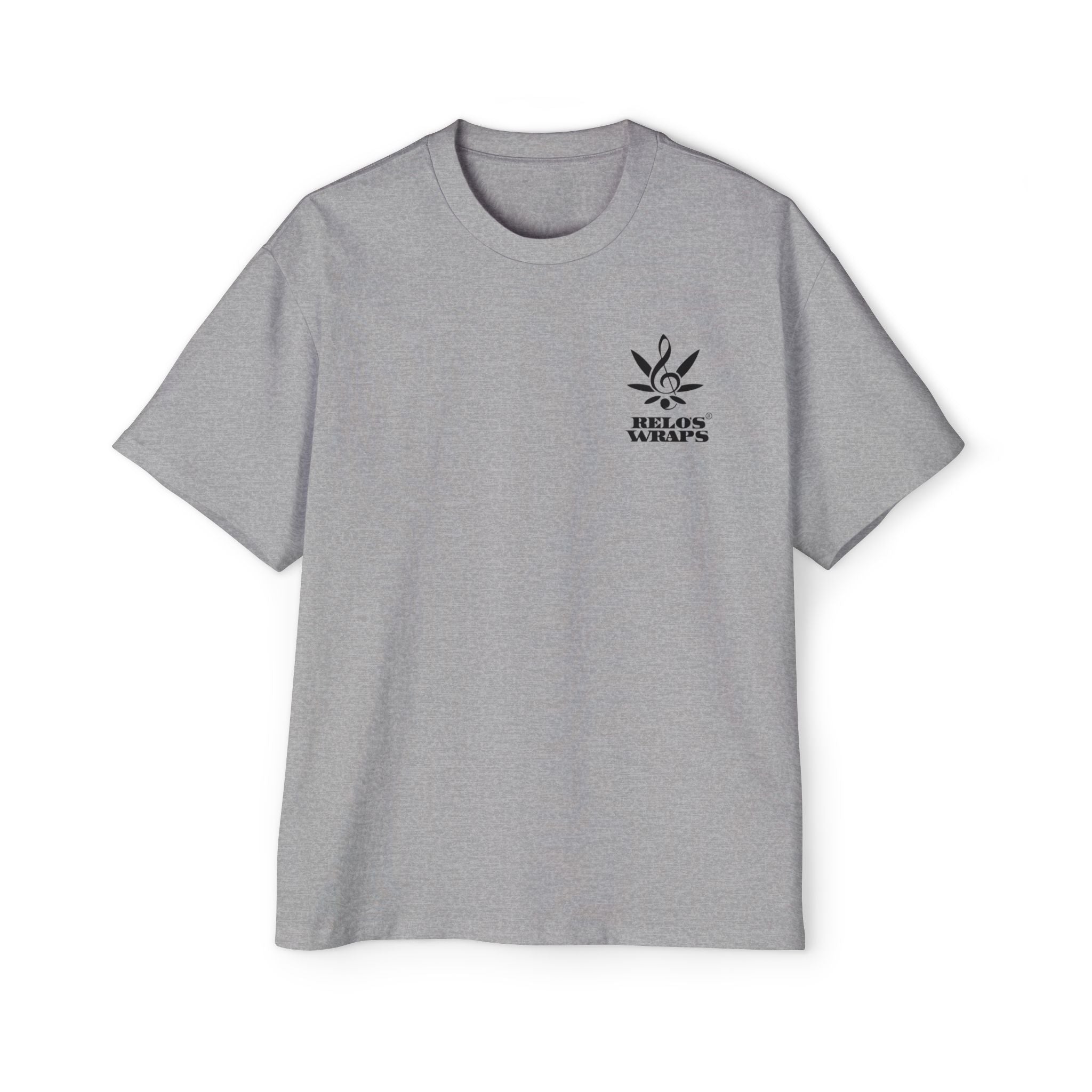 Men's Heavy Oversized Tee featuring Relo's Wraps Design, Relaxed Fit Casual Wear, Graphic Tee for Music Lovers, Summer Fashion, Gift [...]