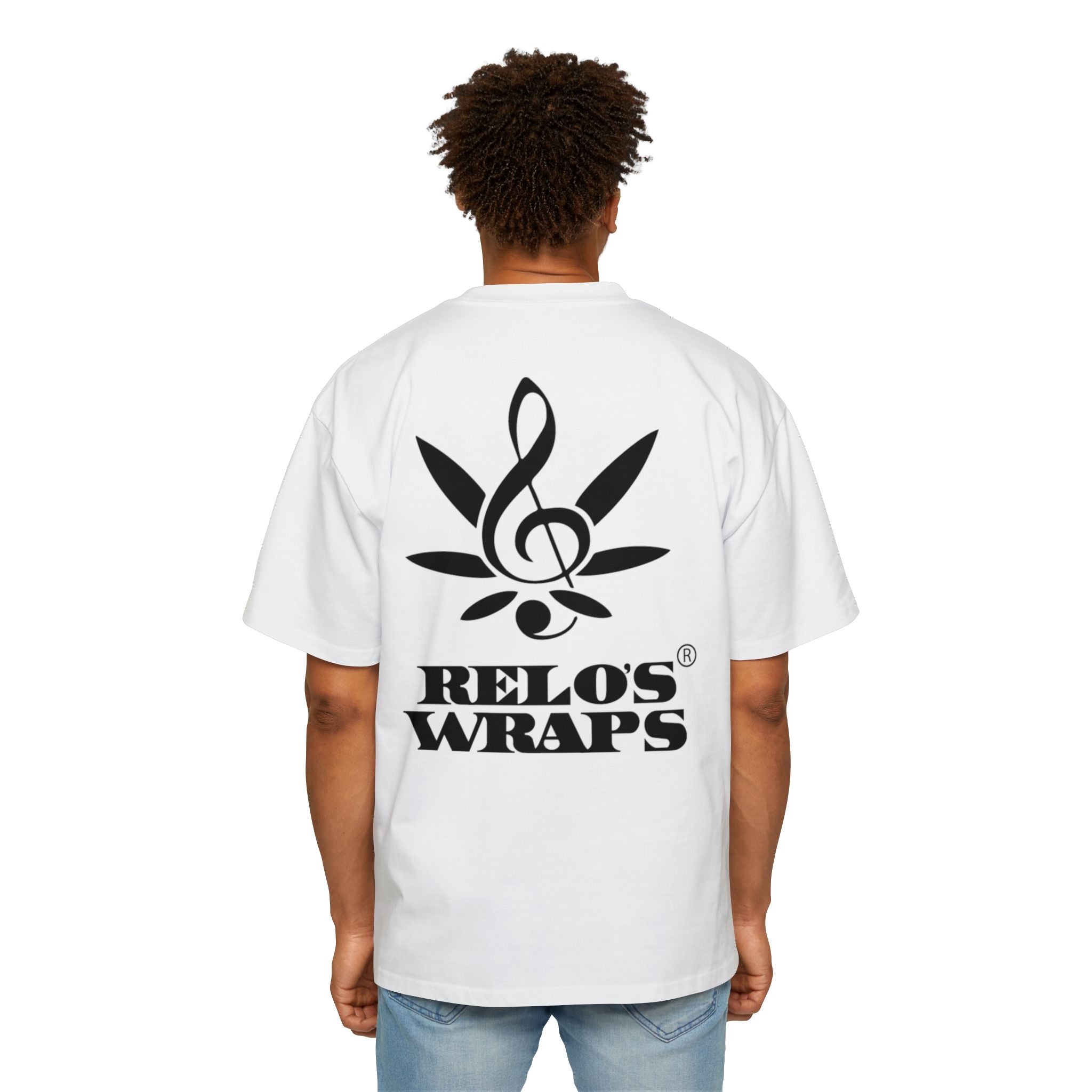 Men's Heavy Oversized Tee featuring Relo's Wraps Design, Relaxed Fit Casual Wear, Graphic Tee for Music Lovers, Summer Fashion, Gift [...]