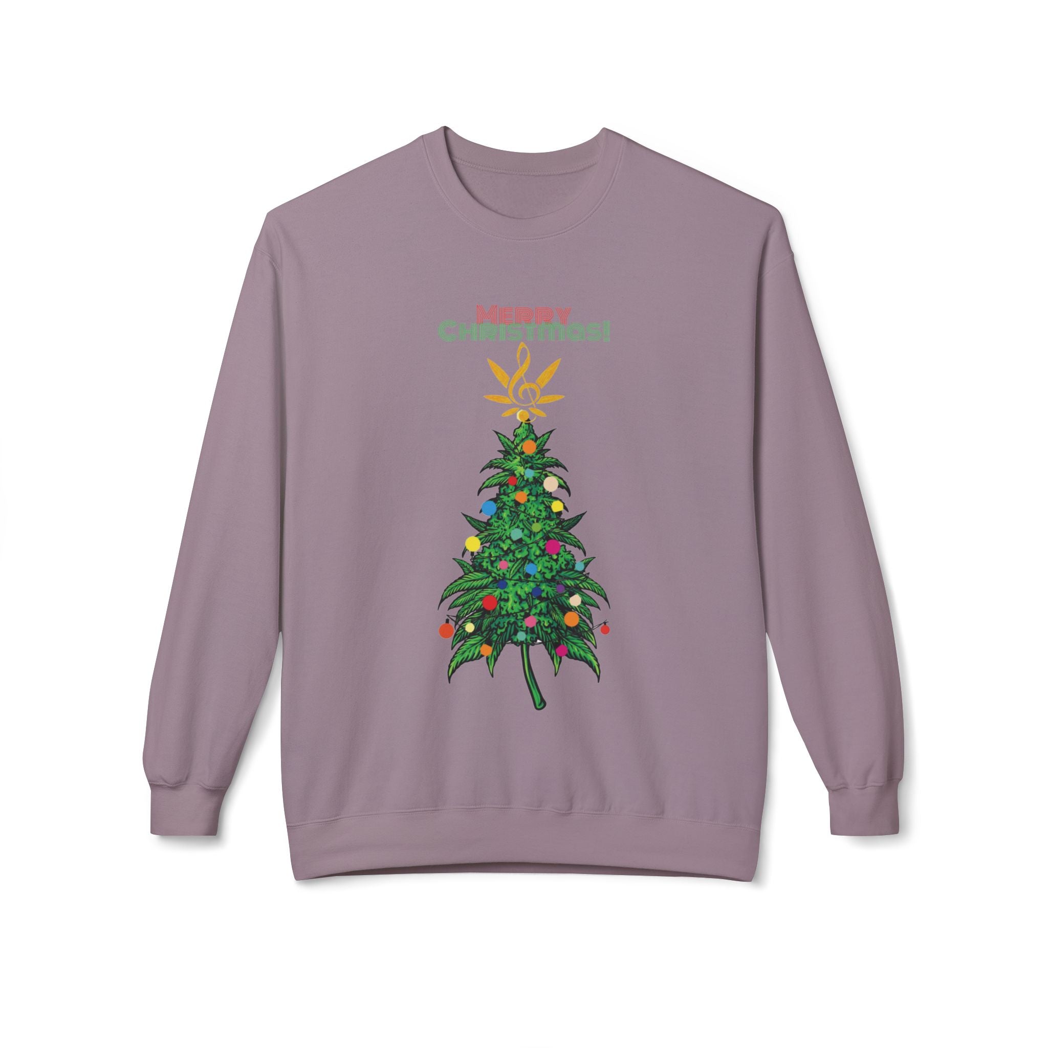 Relo's Wraps Christmas - Unisex Midweight Softstyle Fleece Crewneck Sweatshirt