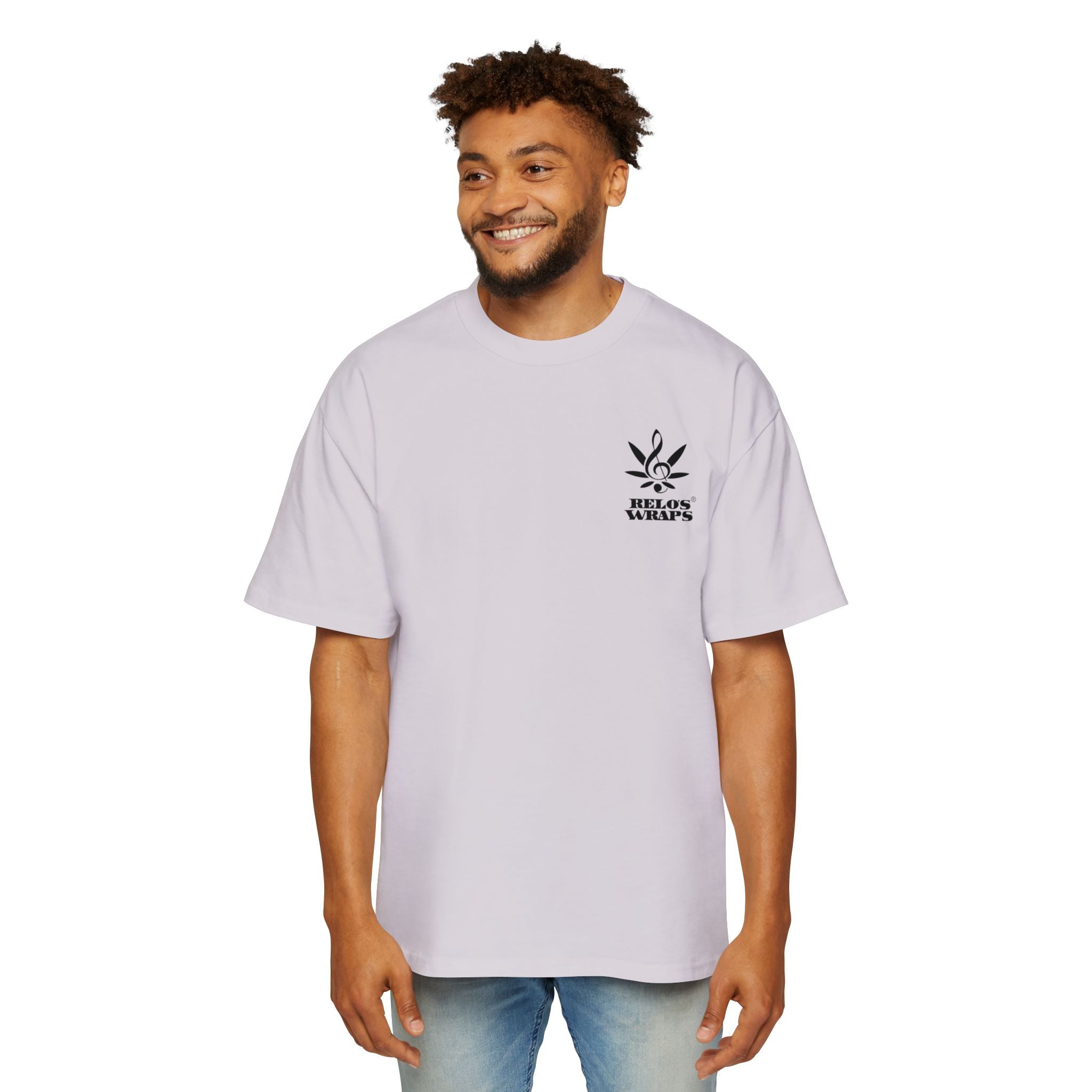 Men's Heavy Oversized Tee featuring Relo's Wraps Design, Relaxed Fit Casual Wear, Graphic Tee for Music Lovers, Summer Fashion, Gift [...]