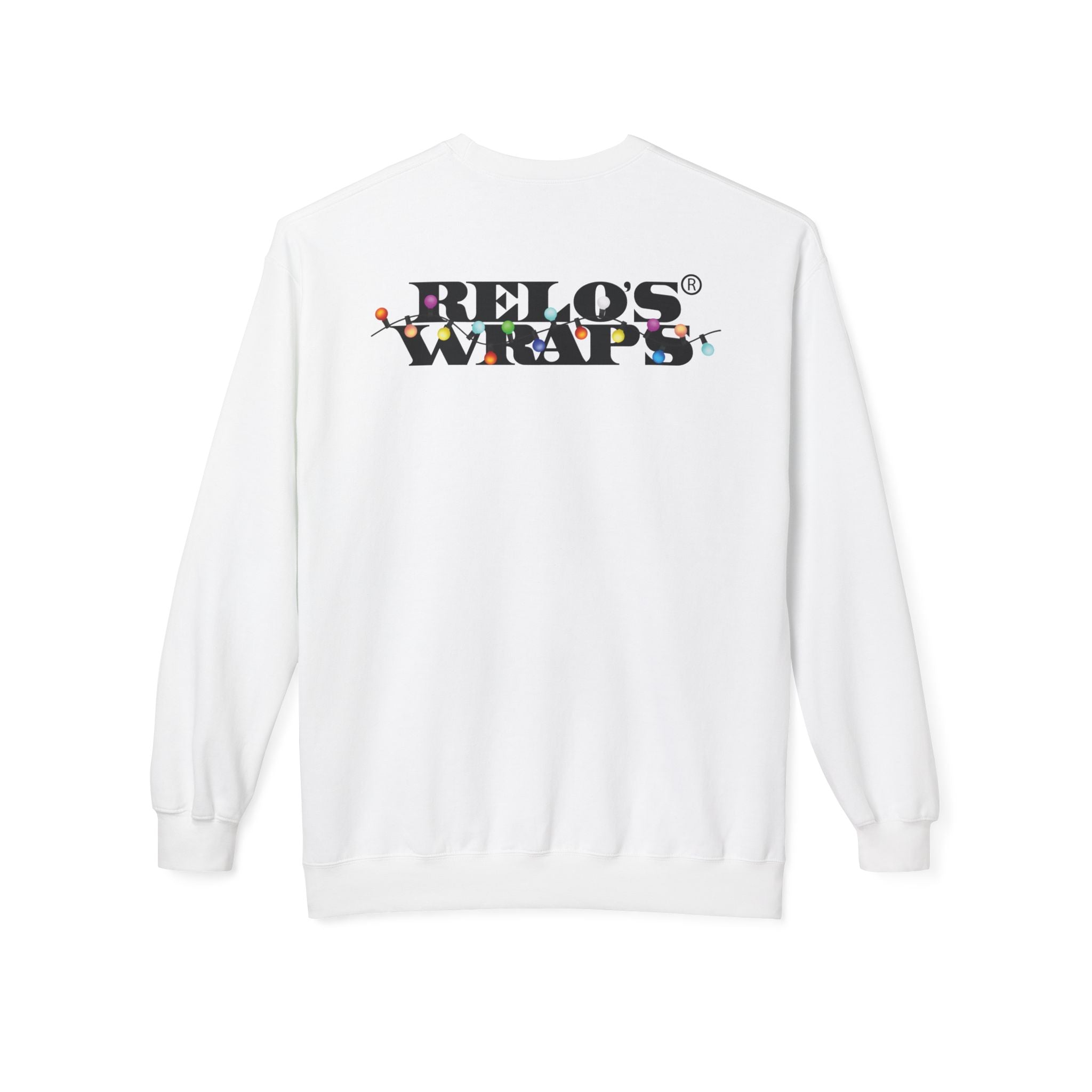 Relo's Wraps Christmas - Unisex Midweight Softstyle Fleece Crewneck Sweatshirt