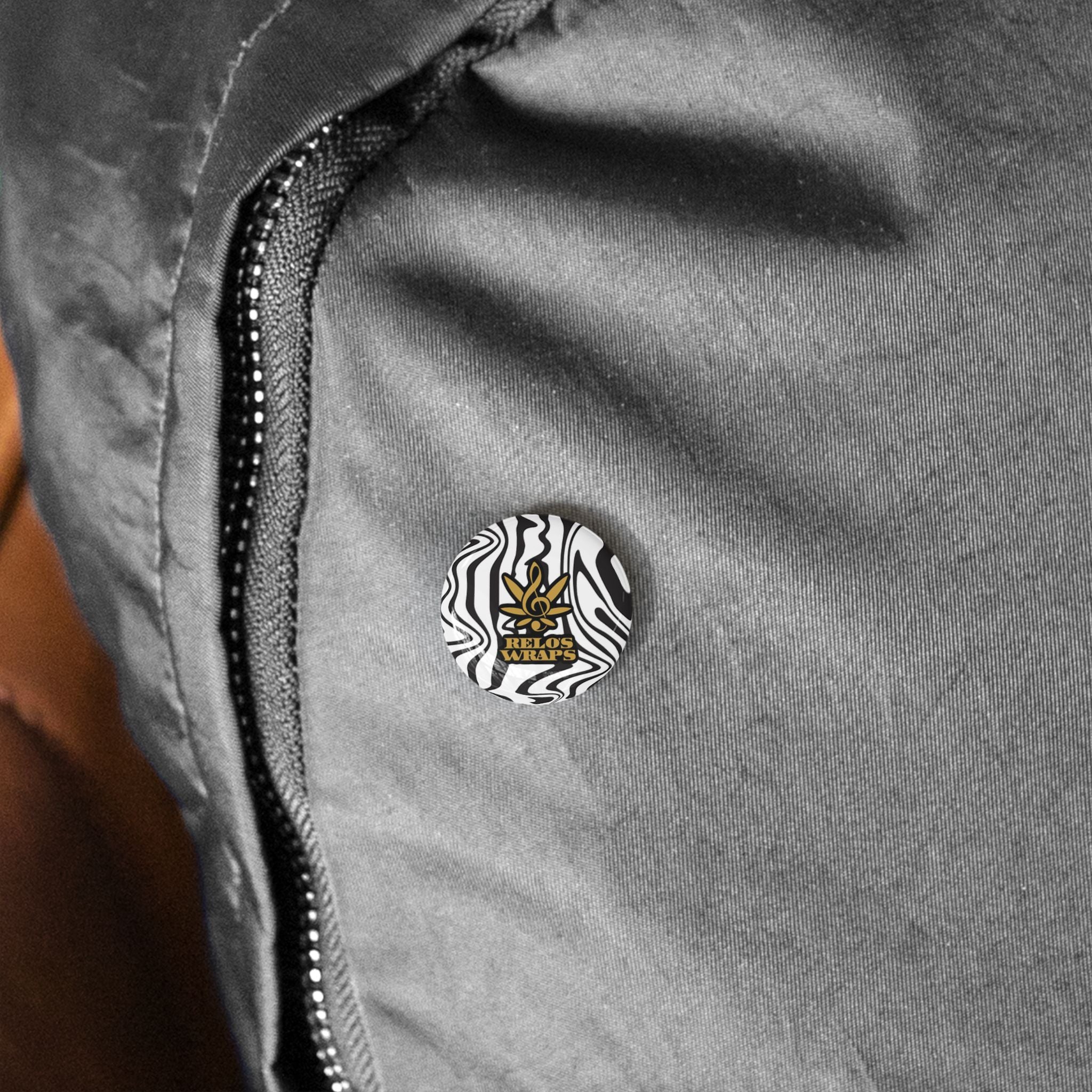 Relo Zebra Round Pin