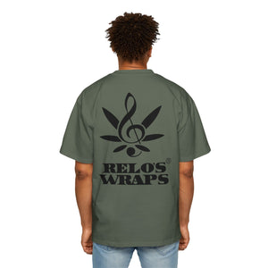 Men's Heavy Oversized Tee featuring Relo's Wraps Design, Relaxed Fit Casual Wear, Graphic Tee for Music Lovers, Summer Fashion, Gift [...]