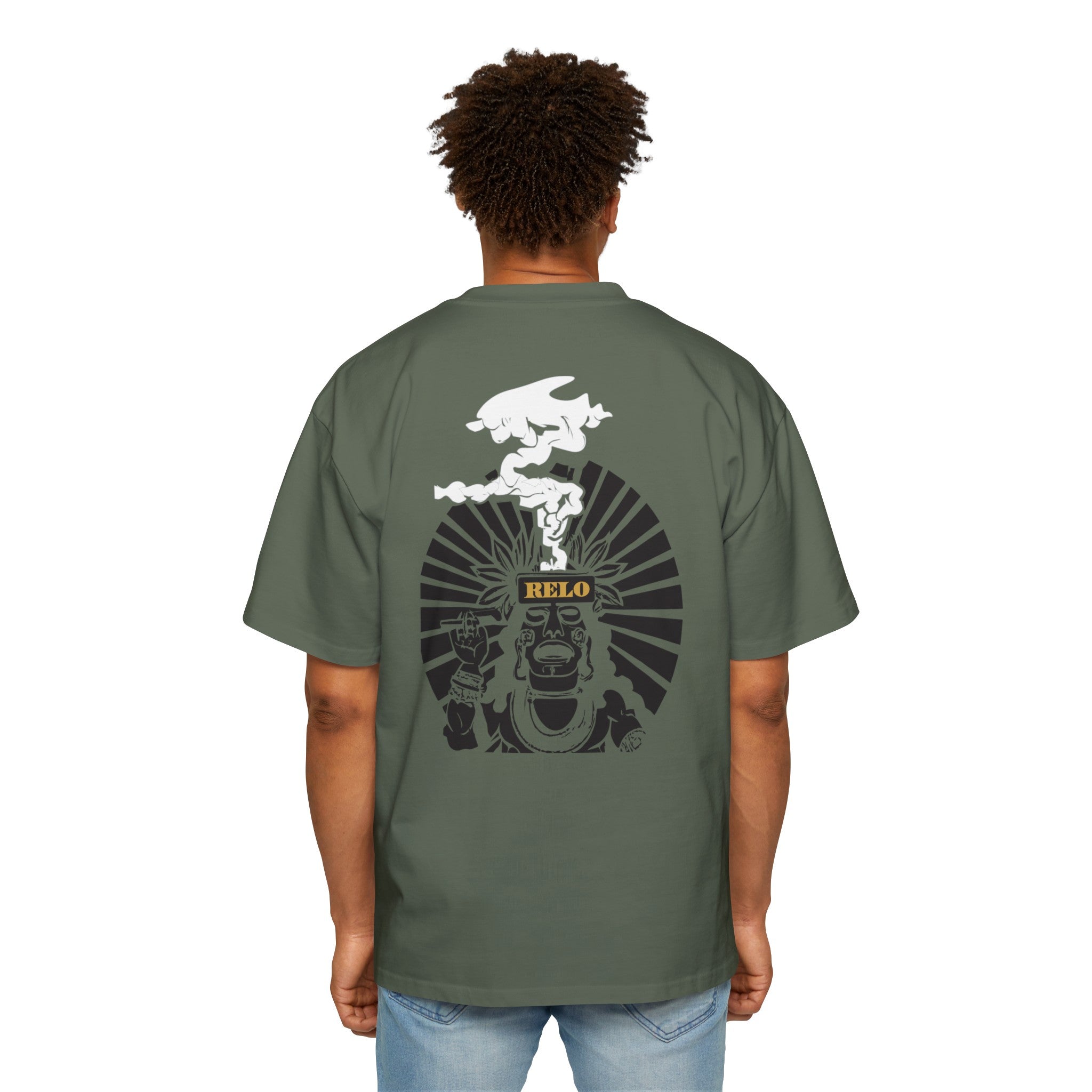 Tamales of the Gods 2 - Men's Heavy Oversized Tee